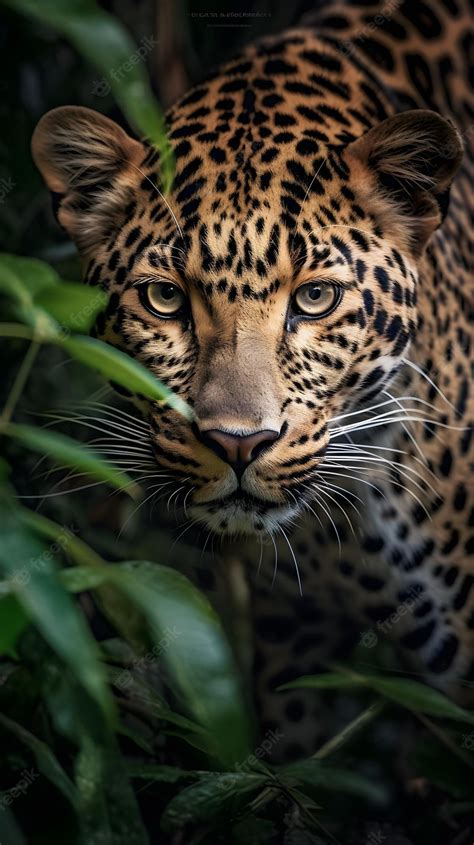 Premium Photo | A leopard in the jungle