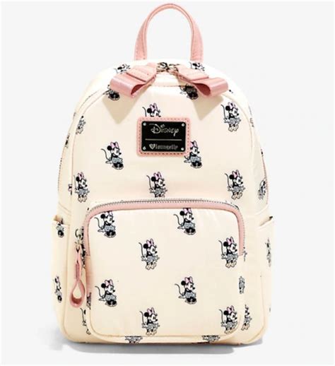 Loungefly Minnie Pastel Satin Mini Backpack Women S At Mighty Ape Nz