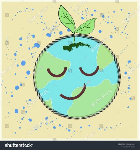 Save Earth Save Life Environment Banner Stock Vector Royalty Free