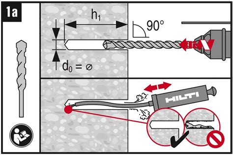 Hilti Hsl M Heavy Duty Wedge Anchor Instruction Manual