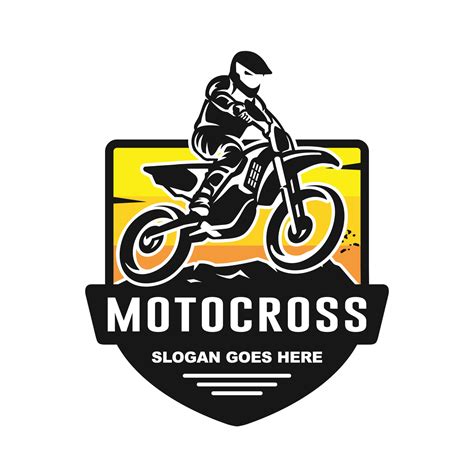 Motocross logo template design vector 21734061 Vector Art at Vecteezy