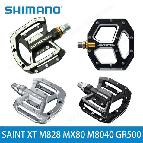 Shimano Saint M828 Flat Pedals Mountain Bike Mtb Platform Pedal Pd M828