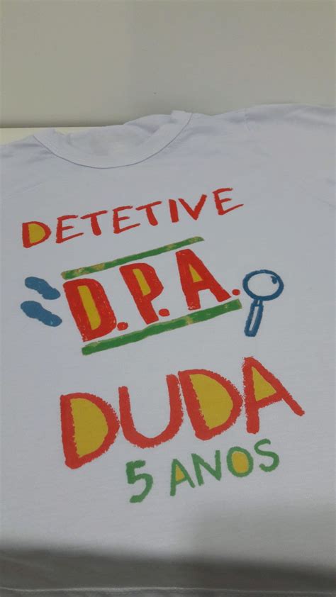 Camisa Personalizada Detetives Do Pr Dio Azul No Elo Anartes