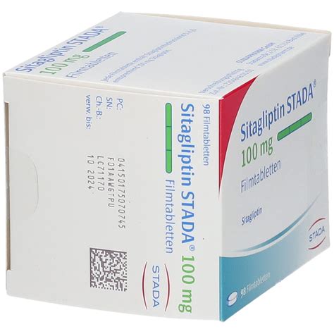 SITAGLIPTIN STADA 100 Mg Filmtabletten 98 St Mit Dem E Rezept Kaufen