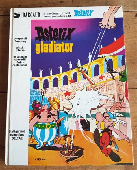 Rare Eo Uderzo Goscinny Ast Rix Gladiator Version En Latin