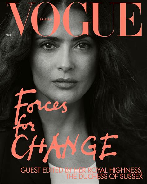 Salma Hayek Covers Vogue S September Issue British Vogue