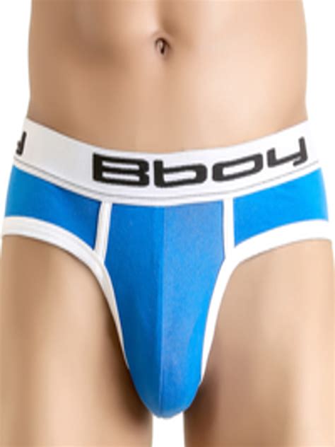 Buy BBoy Men Blue & White Briefs B2 4 - Briefs for Men 408388 | Myntra