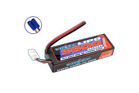 Voltz 3600mah Hardcase 3s 11 1v 40c Lipo Stick Low Pro