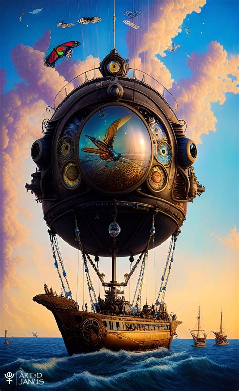 STEAMPUNK FLYING MACHINES (25) by Art3dJanus on DeviantArt