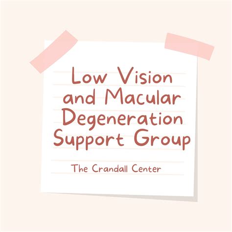 Low Vision and Macular Degeneration Support Group | Key Peninsula News