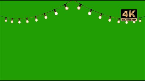 Hanging Lights Green Screen Fairy Lights Green Screen Youtube