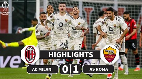 Ac Milan As Roma Roma Beat Ac Milan At San Siro In Europa League