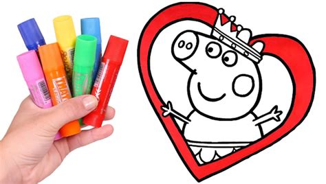 Dibujos De Peppa Pig Para San Valent N Plantillas Bonitas Para