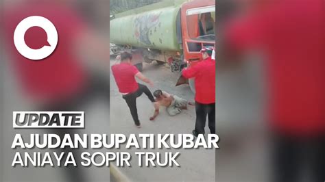 Fakta Fakta Ajudan Bupati Kubar Aniaya Sopir Truk Secara Brutal