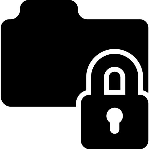 Locked Folder Vector SVG Icon SVG Repo