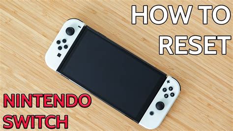 How To Reset Nintendo Switch OLED Lite Factory Wipe