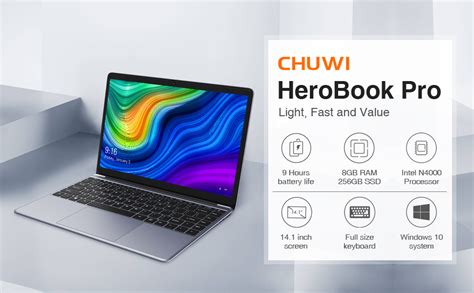 Chuwi Herobook Pro Port Til De Pulgadas Ssd De Gb De Ram