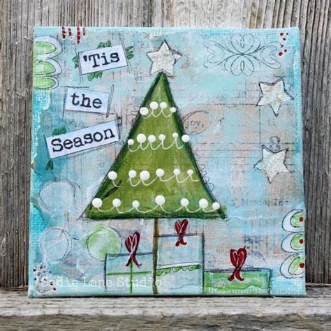 Original Christmas Art Mixed Media Christmas By Sadielanestudio 2000