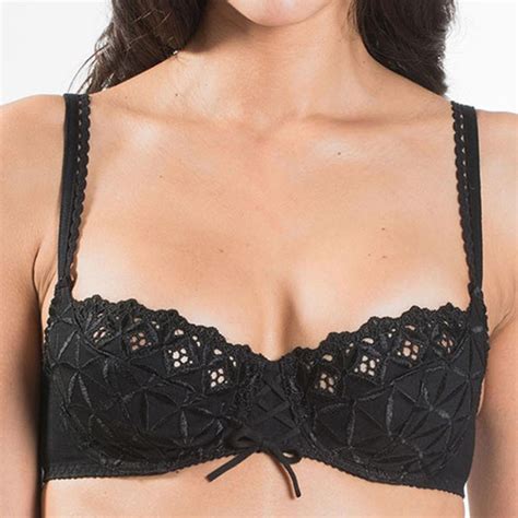 Soutien Gorge Balconnet Aubade BAHIA Noir Aubade Bahia Fitancy