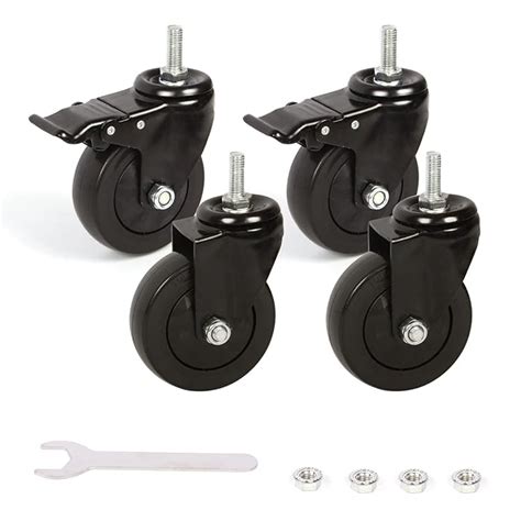 Buy Caster Wheels Set Of 4 4inch Heavy Duty Metal Swivel Wheel