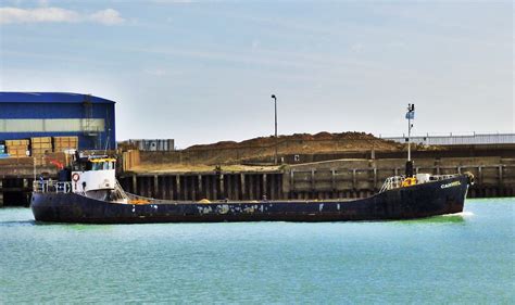 Carmel Cargo Ship Leaving Shoreham Harbour Grassrootsgroundswell