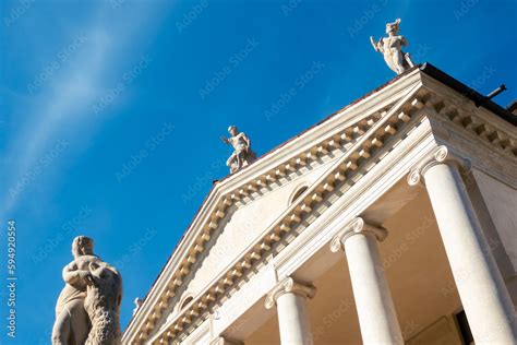 Facade and exterior of Villa La Rotonda or Almerico Capra Valmarana ...