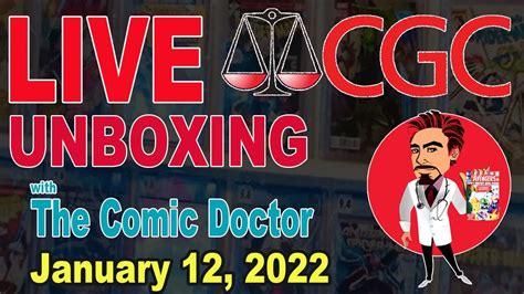 CGC COMICS UNBOXING Jan 13 2022 YouTube