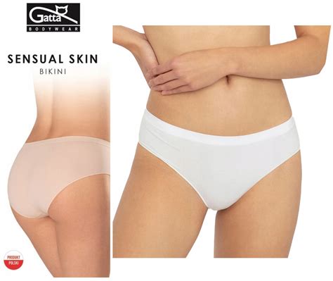 Gatta Majtki Bikini Classic Sensual Skin Bia E L Bikini Sensual Skin