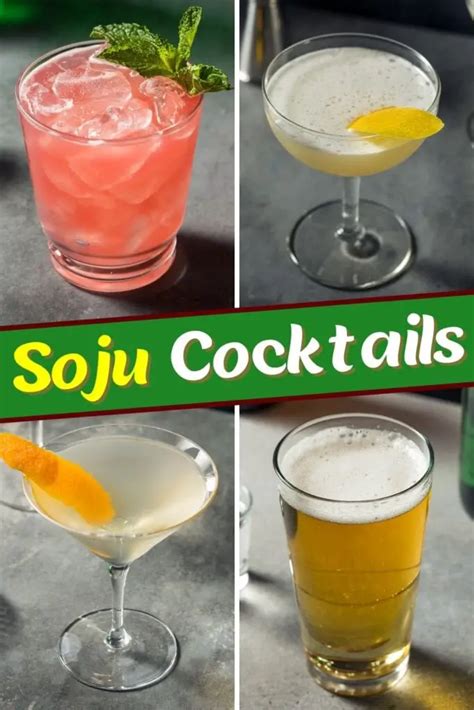 10 cócteles de soju para hacer en casa El Comensal