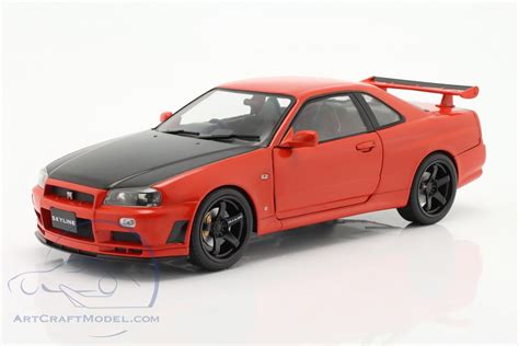 Nissan Skyline Gt R R34 Baujahr 1999 Rot S1804305 Ean 3663506015892