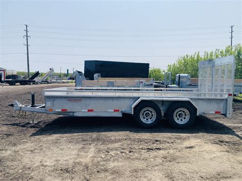 716 Galvanized Utility Trailer Heavy Duty GVWR 9990 BEYOND TRAILER