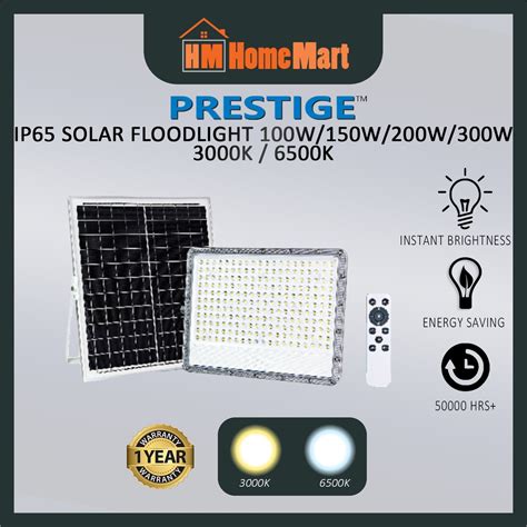 Prestige Ip Led Solar Floodlight W W W W K K