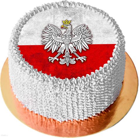 Patriotyczny Op Atek Na Tort Polska God O Gruby A F D Ceny I