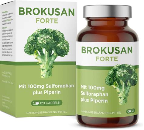 Brokkoli Kapseln Mit Sulforaphan I Brokkolisprossen Extrakt Mit Piperin