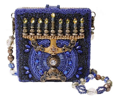 Mary Frances Handbag Hanukkah Festival Of Lights Beaded Jewel