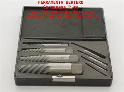 Set Kit Estrattori Conici Per Viti Prigionieri Spezzati Beta Tools