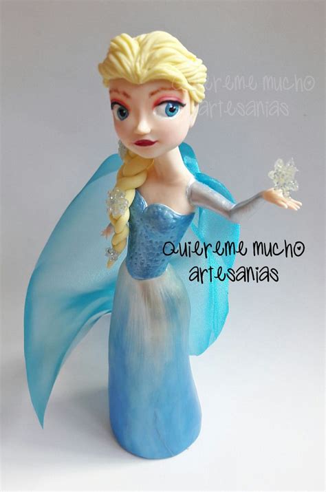 Decoracion Tortas Elsa Frozen Porcelana Fria Elsa Frozen Porcelana