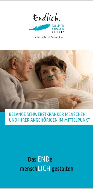 Der Neue Angeh Rigen Flyer Ist Da Endlich Palliativ Hospiz