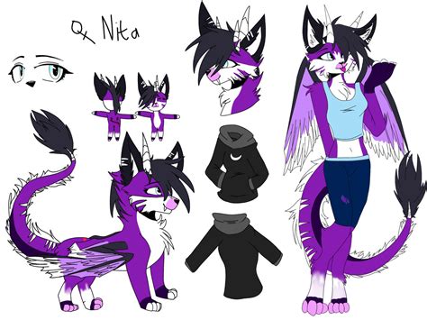 Main Oc Reference Sheet By Winterthewolhog On Deviantart