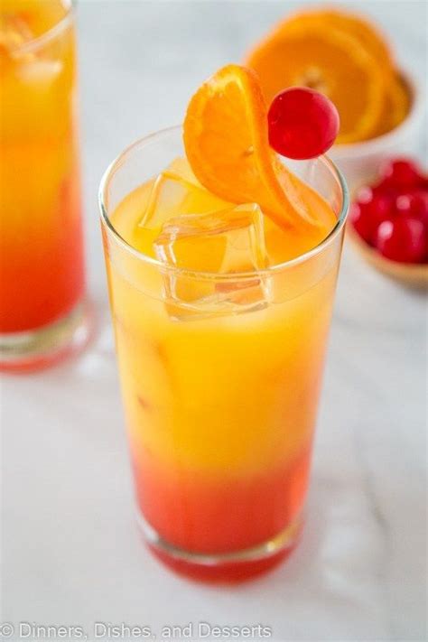 Tequila Sunrise Recipe A Cool And Refreshing Cocktail With Orange