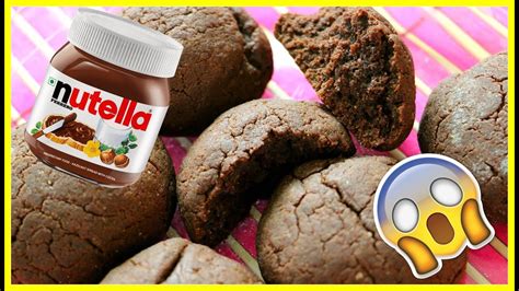 Galletas De Nutella 3 Ingredientes 10 Min Youtube