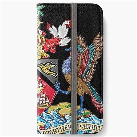 Trinidad & Tobago Coat Of Arms (A) iPhone Wallet by Boakes-Digital ...