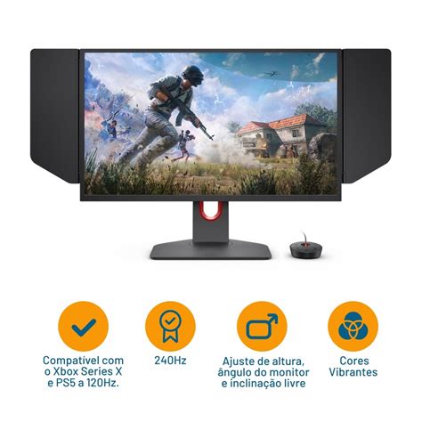 Monitor Gamer Benq Zowie Xl K Fhd Lcd Tn Hz Ms Hdmi Dp