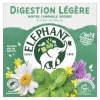 Infusion Tilleul Citron ELEPHANT la boite de 20 sachets 28g à Prix