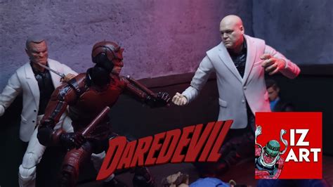 Daredevil Hallway Fight Stop Motion Short Daredevil Vs Kingpin Youtube