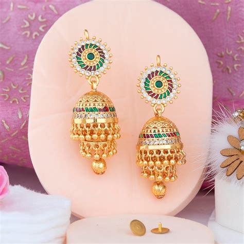 Premium Photo Indian Rajasthani Antique Gold Tone Traditional Stylish