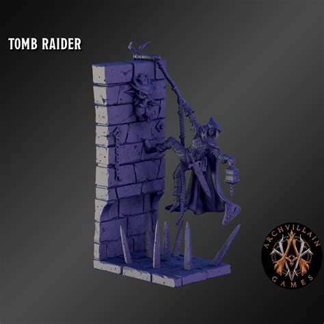 Tomb Raider Premium Tabletop Game Miniature From Archvillain Games