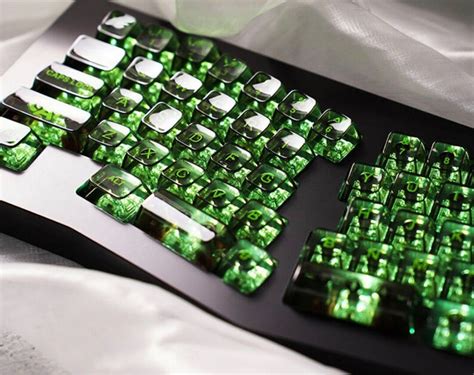 Clear Keycaps Set Transparent Keycaps Set MDA Keycaps Artisan Keycaps ...