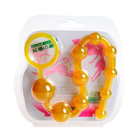 Yellow Anal Bead Foco Rojo