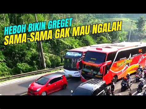 Heboohbikin Greget Aksi Sopir Bus Sugeng Rahayu Dan Bus Primajasa